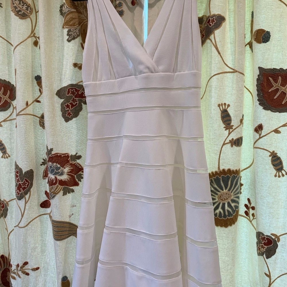 White Tank Skater Dress